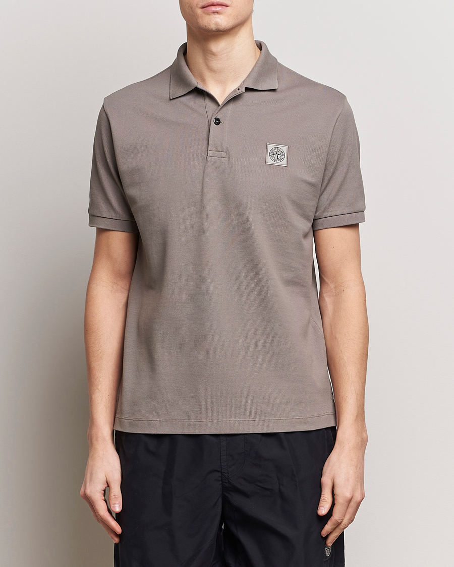 Homme | Polos | Stone Island | Organic Cotton Polo Dove Grey