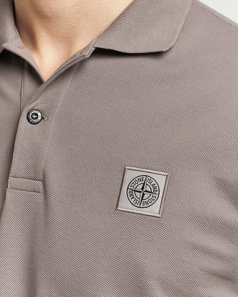 Homme | Polos | Stone Island | Organic Cotton Polo Dove Grey