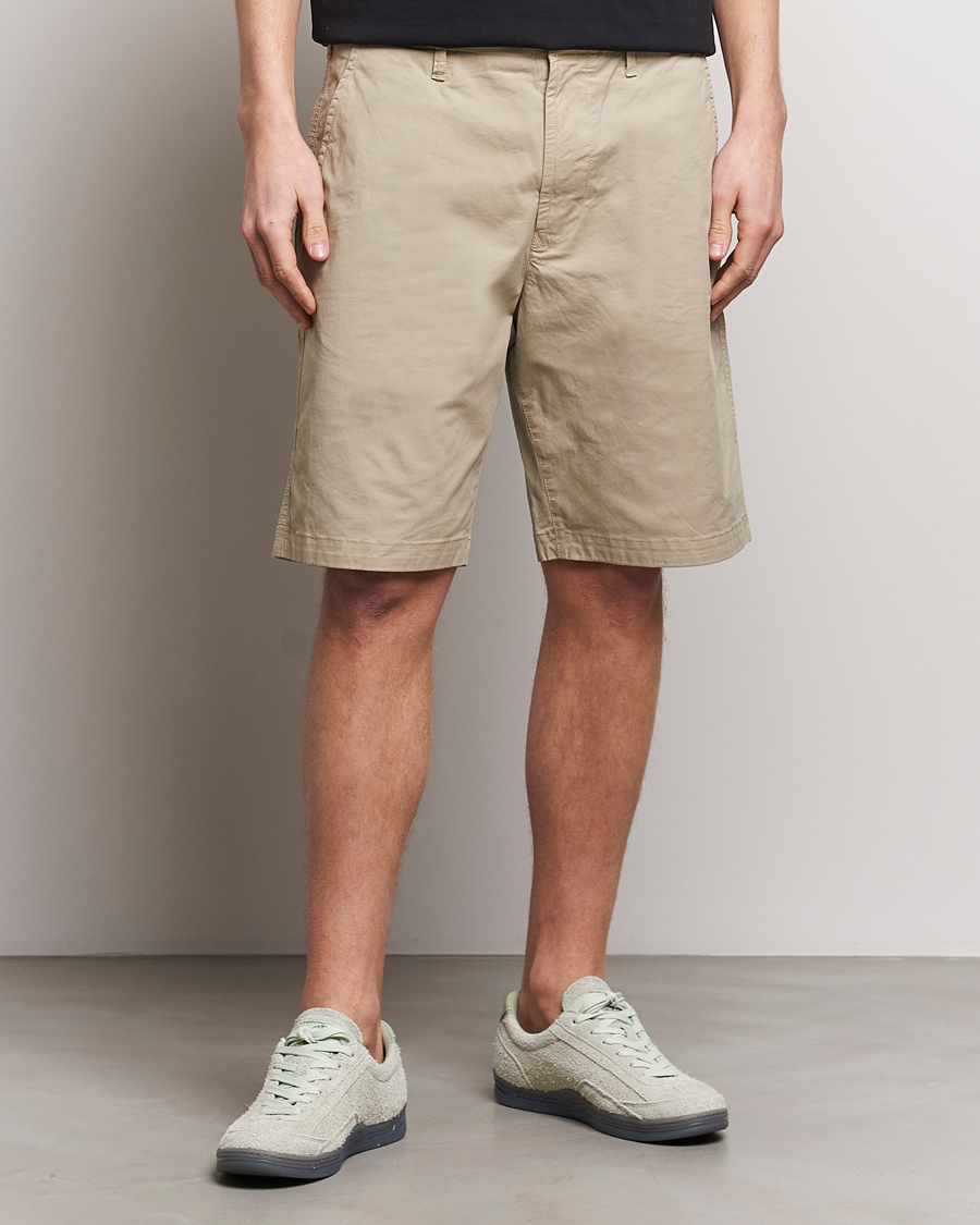 Homme | Shorts | Stone Island | Supima Cotton Twill Stretch Shorts Sand
