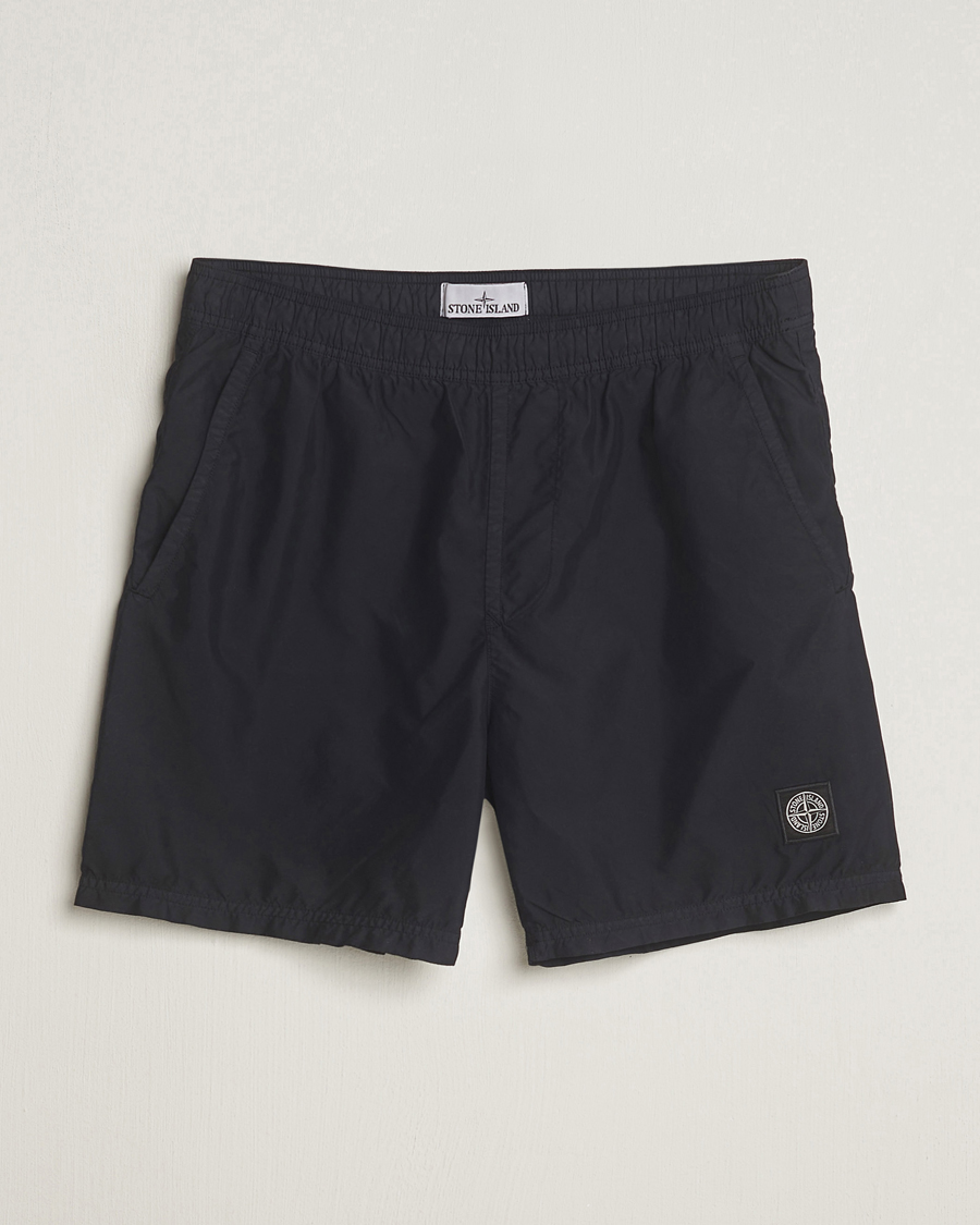 Homme | Maillots De Bain | Stone Island | Brushed Nylon Swimshorts Black