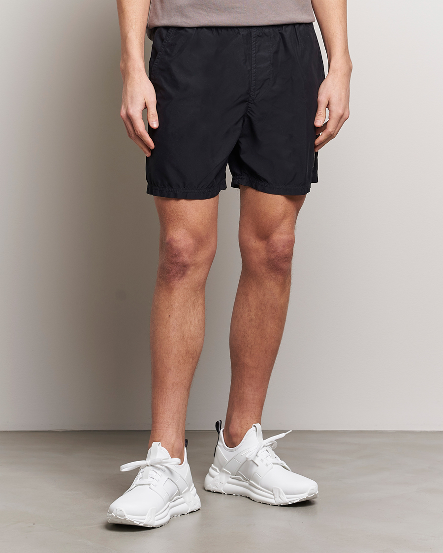 Homme | Maillots De Bain | Stone Island | Brushed Nylon Swimshorts Black