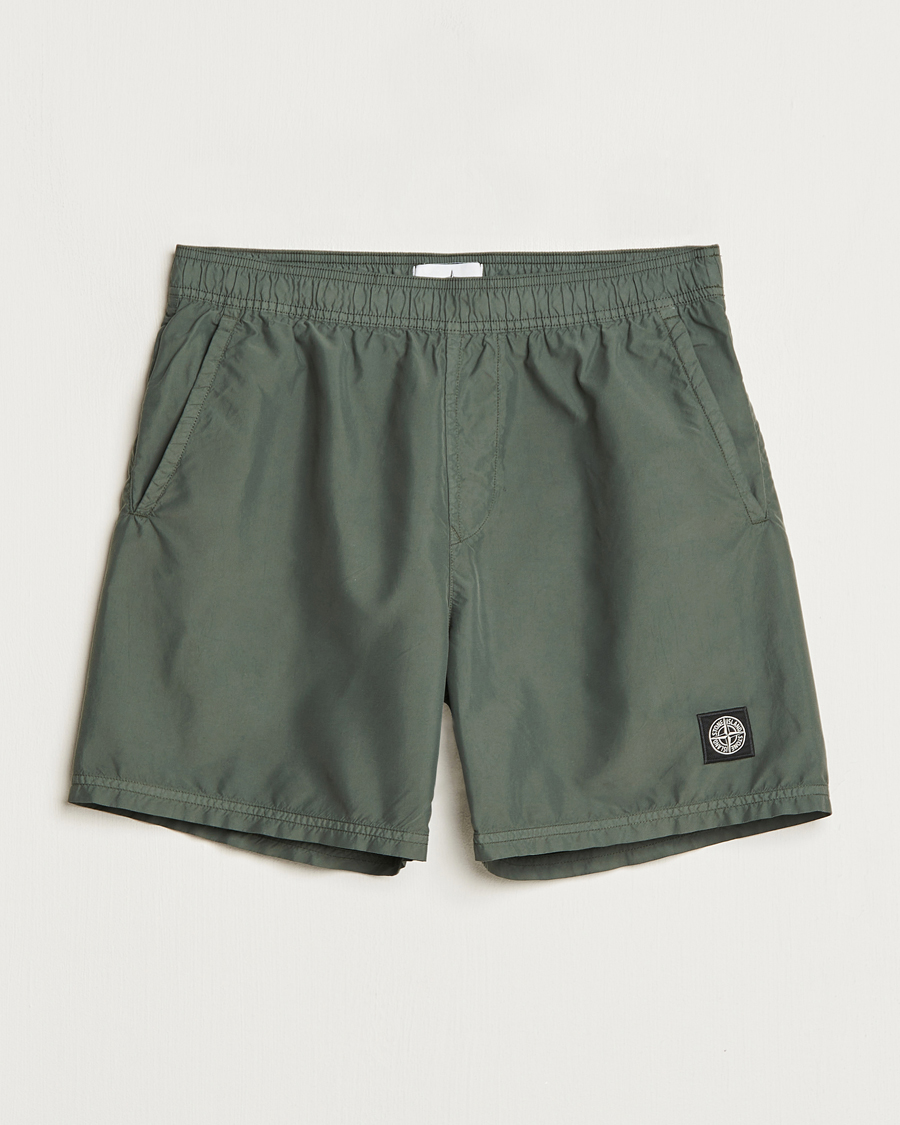 Homme | Maillots De Bain | Stone Island | Brushed Nylon Swimshorts Musk