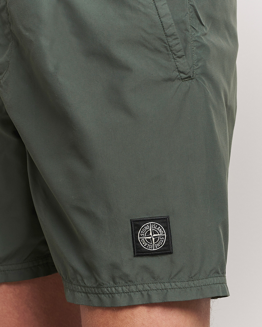 Homme | Maillots De Bain | Stone Island | Brushed Nylon Swimshorts Musk