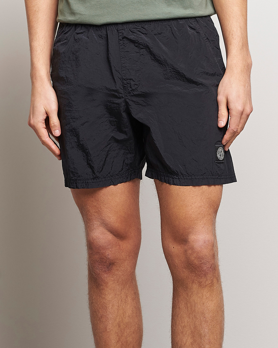 Homme | Maillots De Bain | Stone Island | Nylon Metal Econyl Swimshorts Black