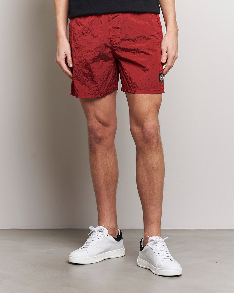 Homme | Maillots De Bain | Stone Island | Nylon Metal Econyl Swimshorts Red