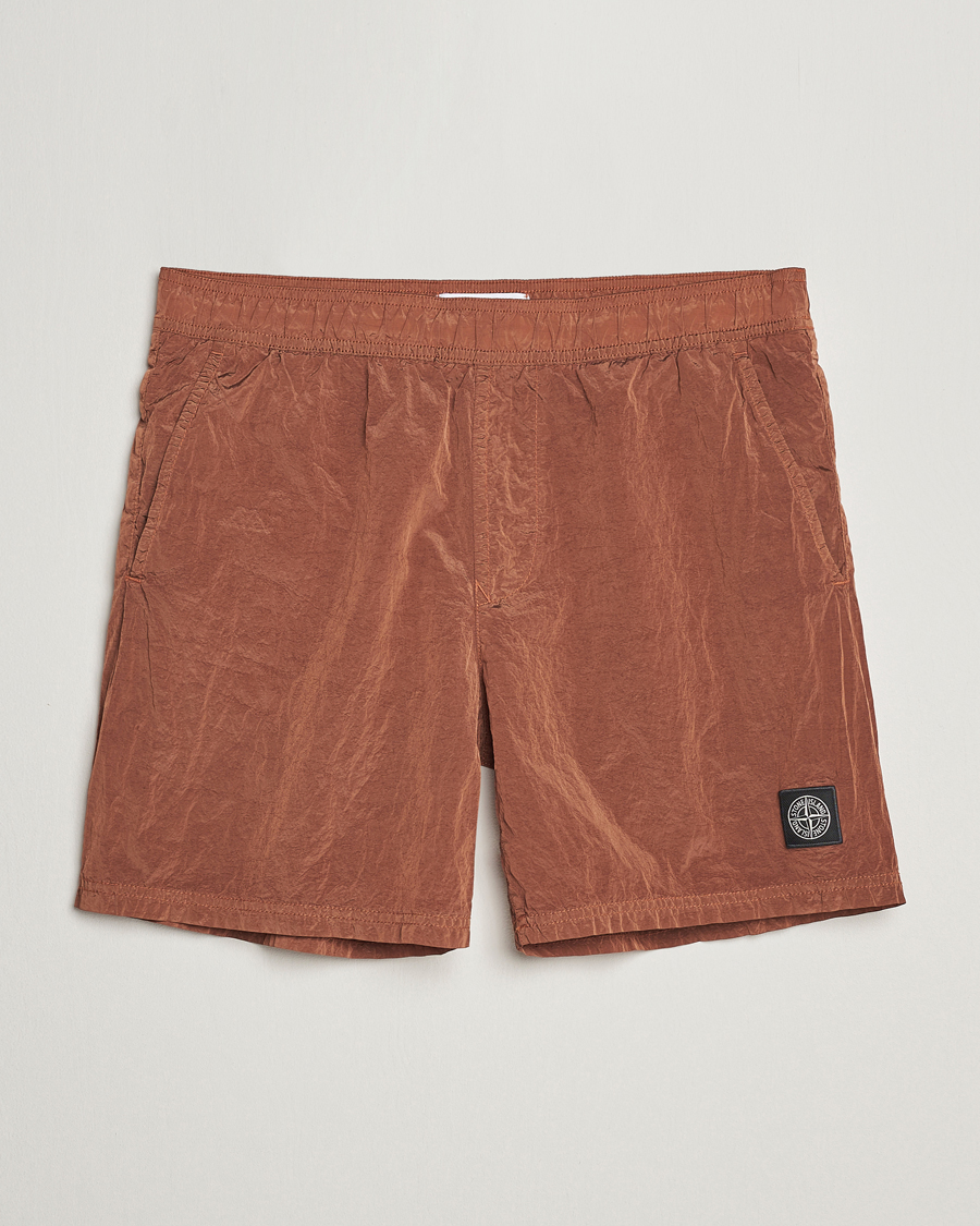 Homme | Maillots De Bain | Stone Island | Nylon Metal Econyl Swimshorts Rust