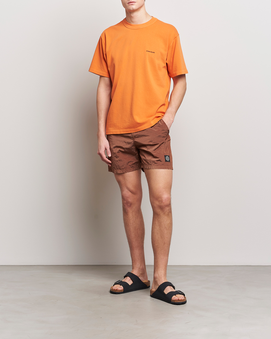 Homme | Maillots De Bain | Stone Island | Nylon Metal Econyl Swimshorts Rust