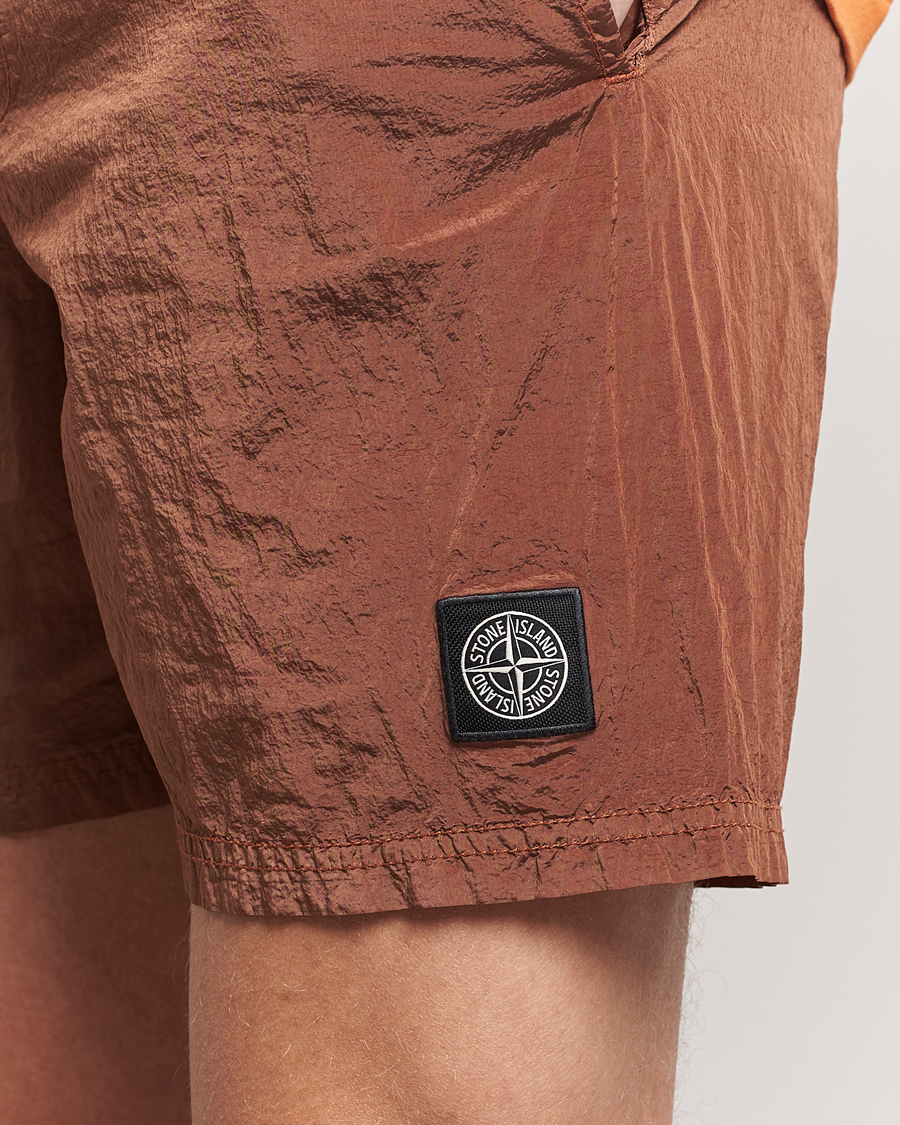 Homme | Maillots De Bain | Stone Island | Nylon Metal Econyl Swimshorts Rust