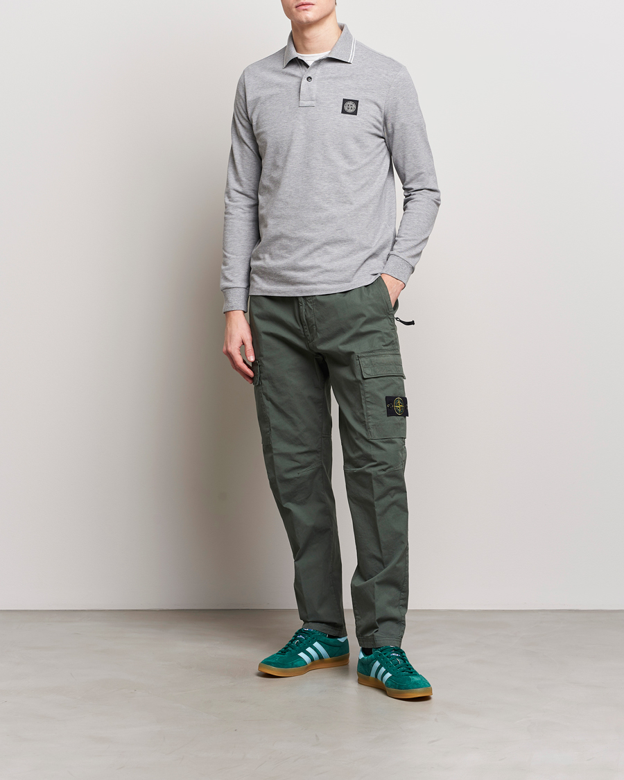Homme | Pantalons | Stone Island | Tapered Supima Cotton Cargo Pants Musk