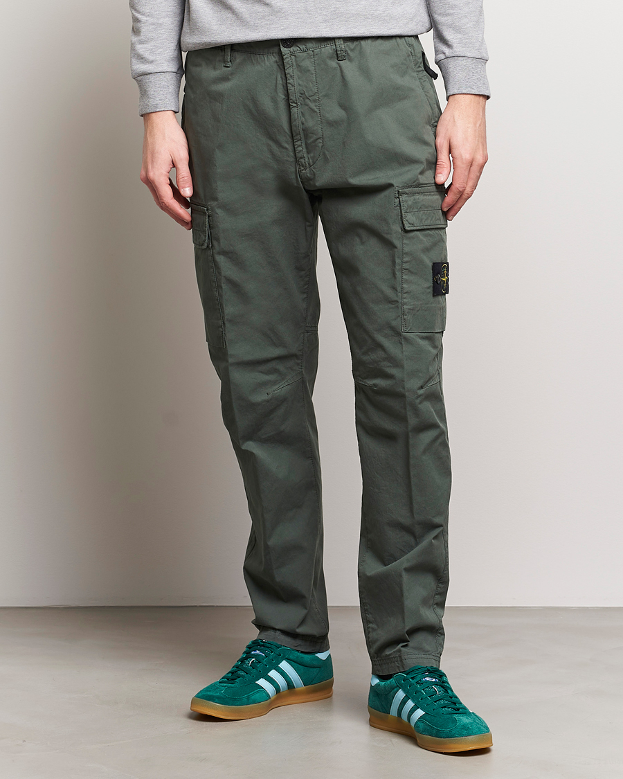 Homme |  | Stone Island | Tapered Supima Cotton Cargo Pants Musk