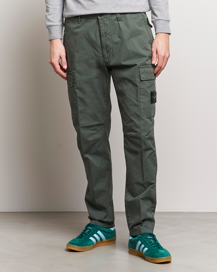 Homme | Pantalons | Stone Island | Tapered Supima Cotton Cargo Pants Musk