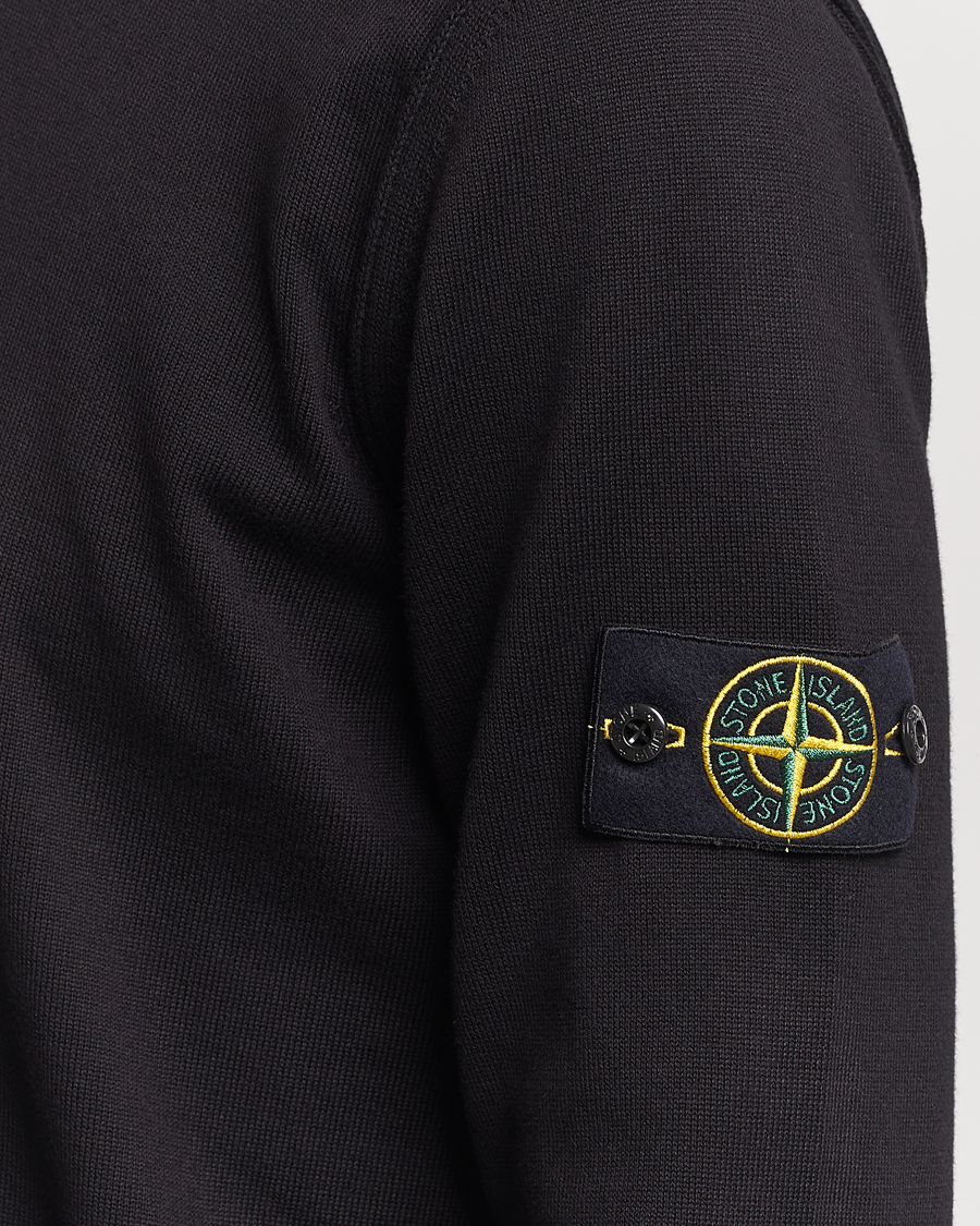Homme | Pulls Et Tricots | Stone Island | Soft Organic Cotton Crew Neck Black