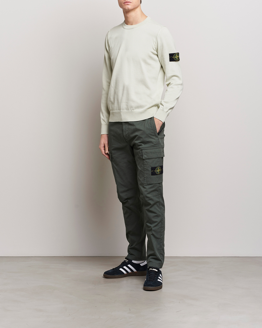 Homme | Pulls Et Tricots | Stone Island | Soft Organic Cotton Crew Neck Pistachio
