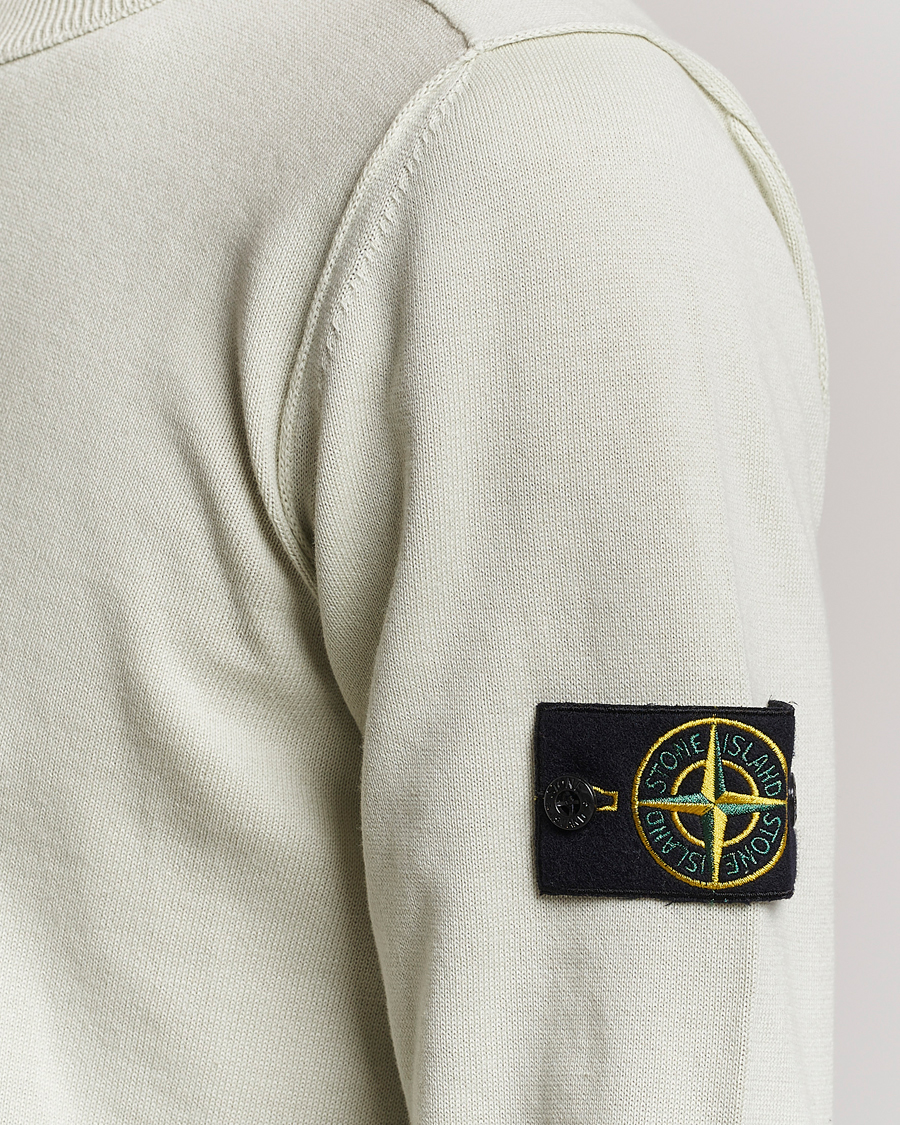 Homme | Pulls Et Tricots | Stone Island | Soft Organic Cotton Crew Neck Pistachio