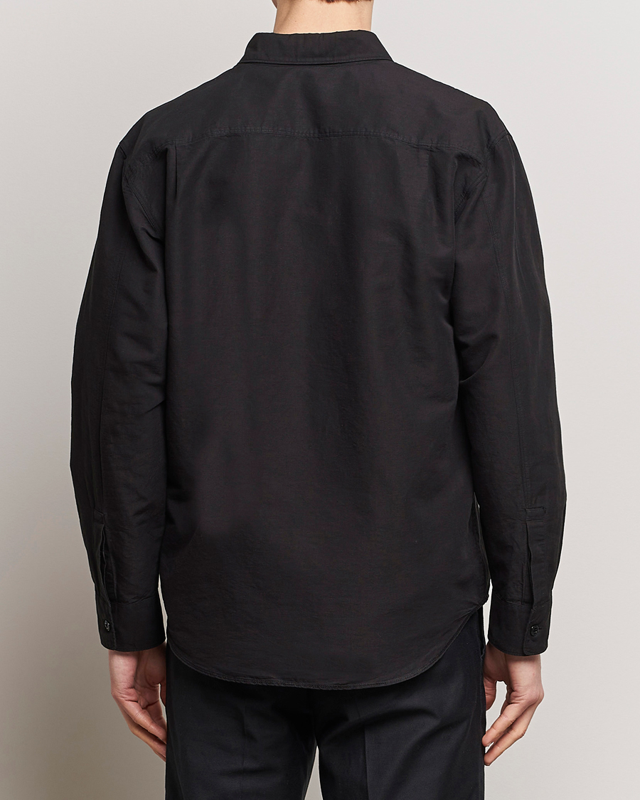 Homme | Chemises | Stone Island | Cotton/Hemp Pocket Overshirt Black
