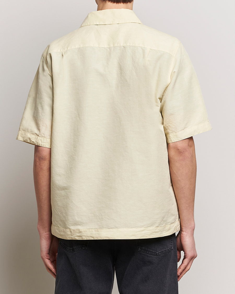 Homme | Chemises | Stone Island | Cotton/Hemp Short Sleeve Shirts Beige