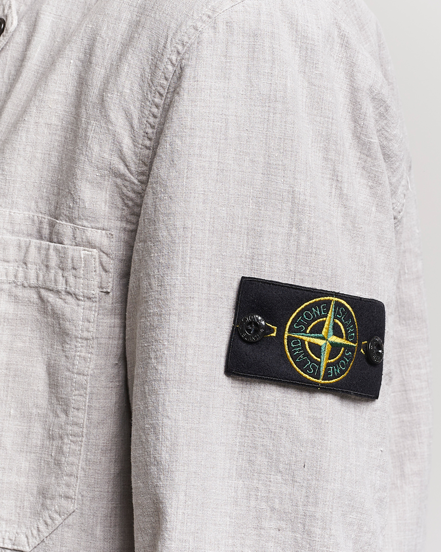 Homme | Costumes | Stone Island | Linen Nylon Relaxed Suit Dove Grey