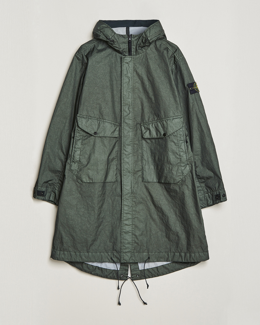 Homme | Manteaux Et Vestes | Stone Island | Membrana Fishtail Coat Musk