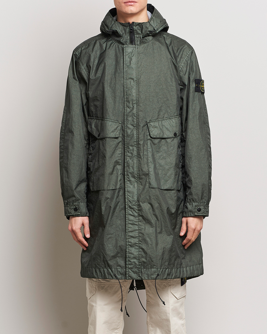 Homme | Manteaux Et Vestes | Stone Island | Membrana Fishtail Coat Musk