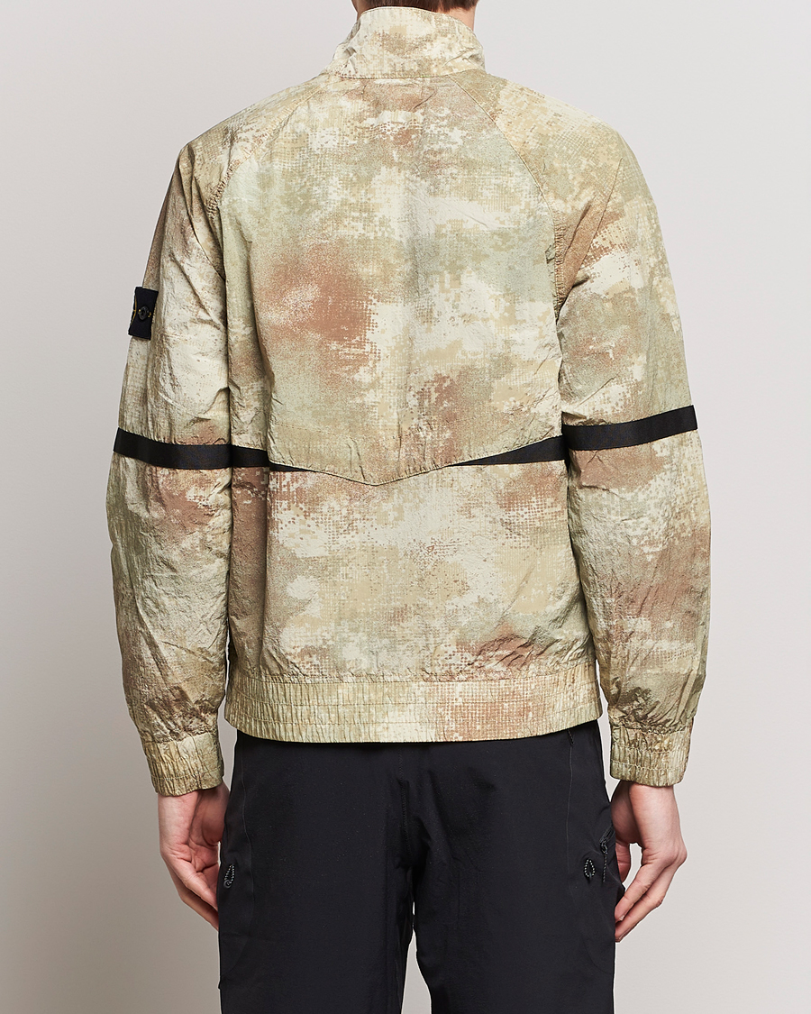 Homme | Manteaux Et Vestes | Stone Island | Dissolving Grid Camo Short Jacket Natural Beige