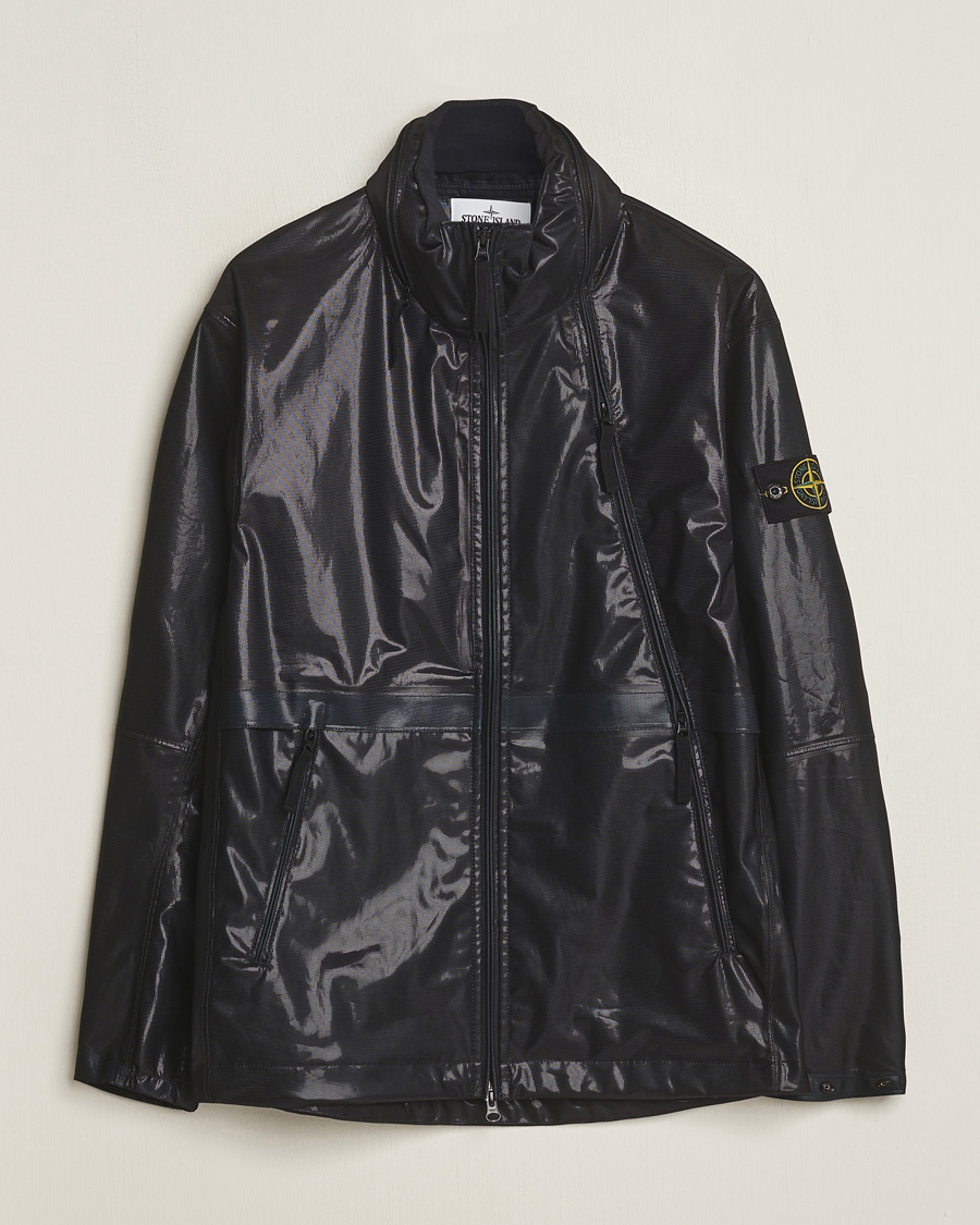 Homme | Manteaux Et Vestes | Stone Island | Metallic Run Proof Nylon Jacket Cobalt Blue