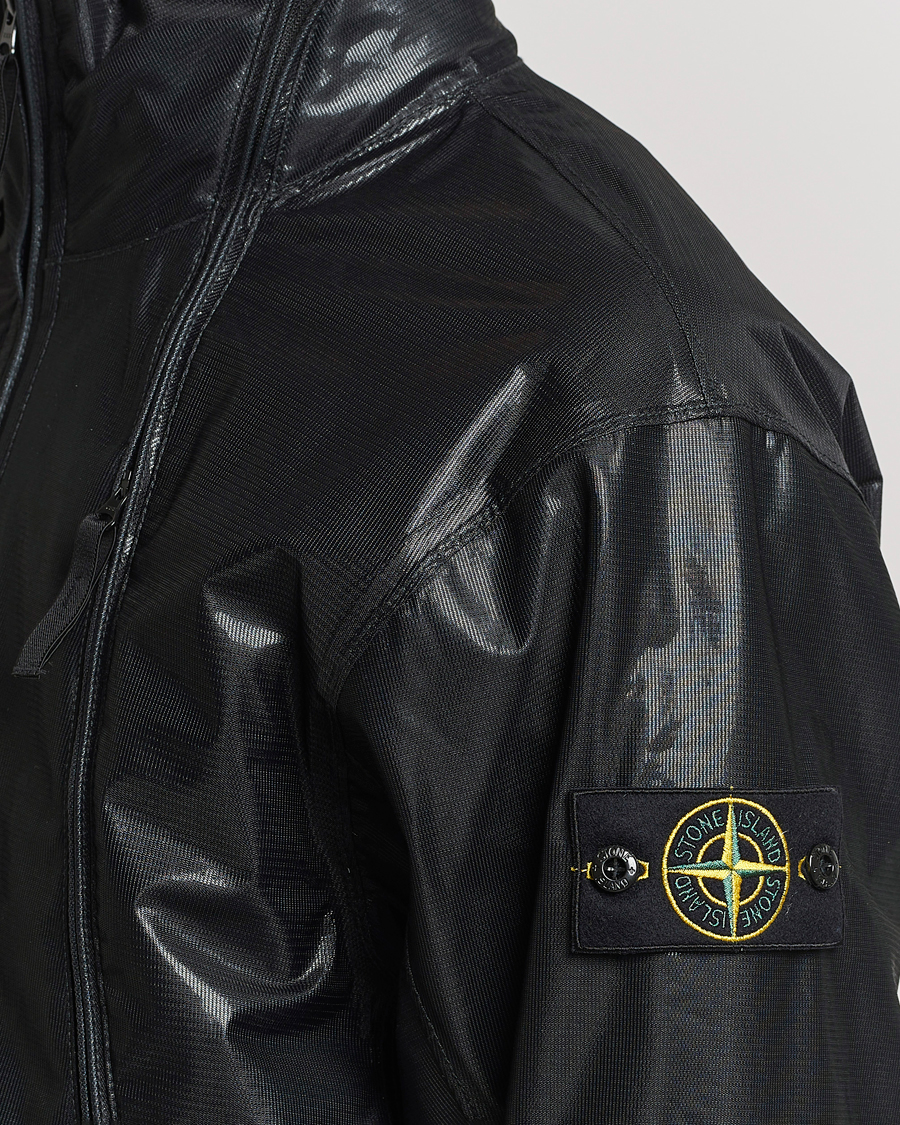 Homme | Manteaux Et Vestes | Stone Island | Metallic Run Proof Nylon Jacket Cobalt Blue