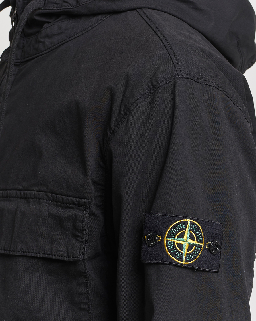 Homme | Manteaux Et Vestes | Stone Island | Supima Cotton Hooded Jacket Black