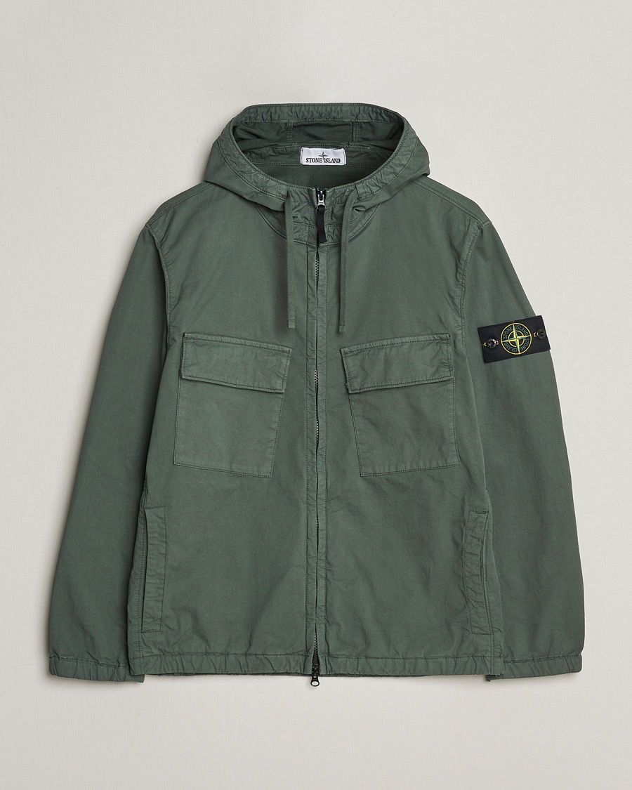 Homme | Manteaux Et Vestes | Stone Island | Supima Cotton Hooded Jacket Musk