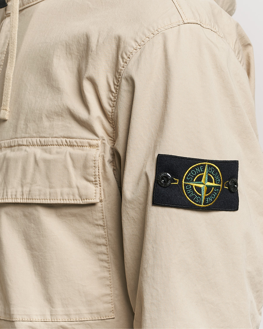 Homme | Manteaux Et Vestes | Stone Island | Supima Cotton Hooded Jacket Sand