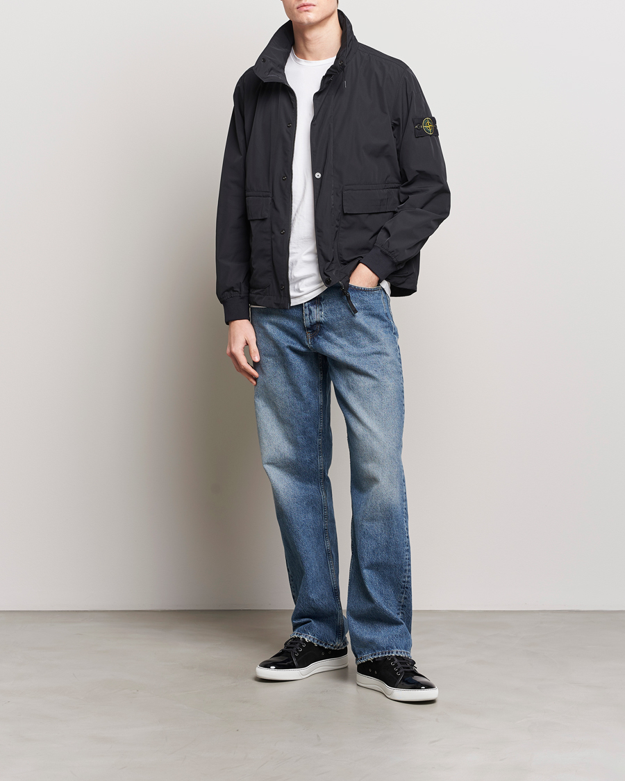 Homme | Manteaux Et Vestes | Stone Island | Micro Twill Hooded Jacket Black