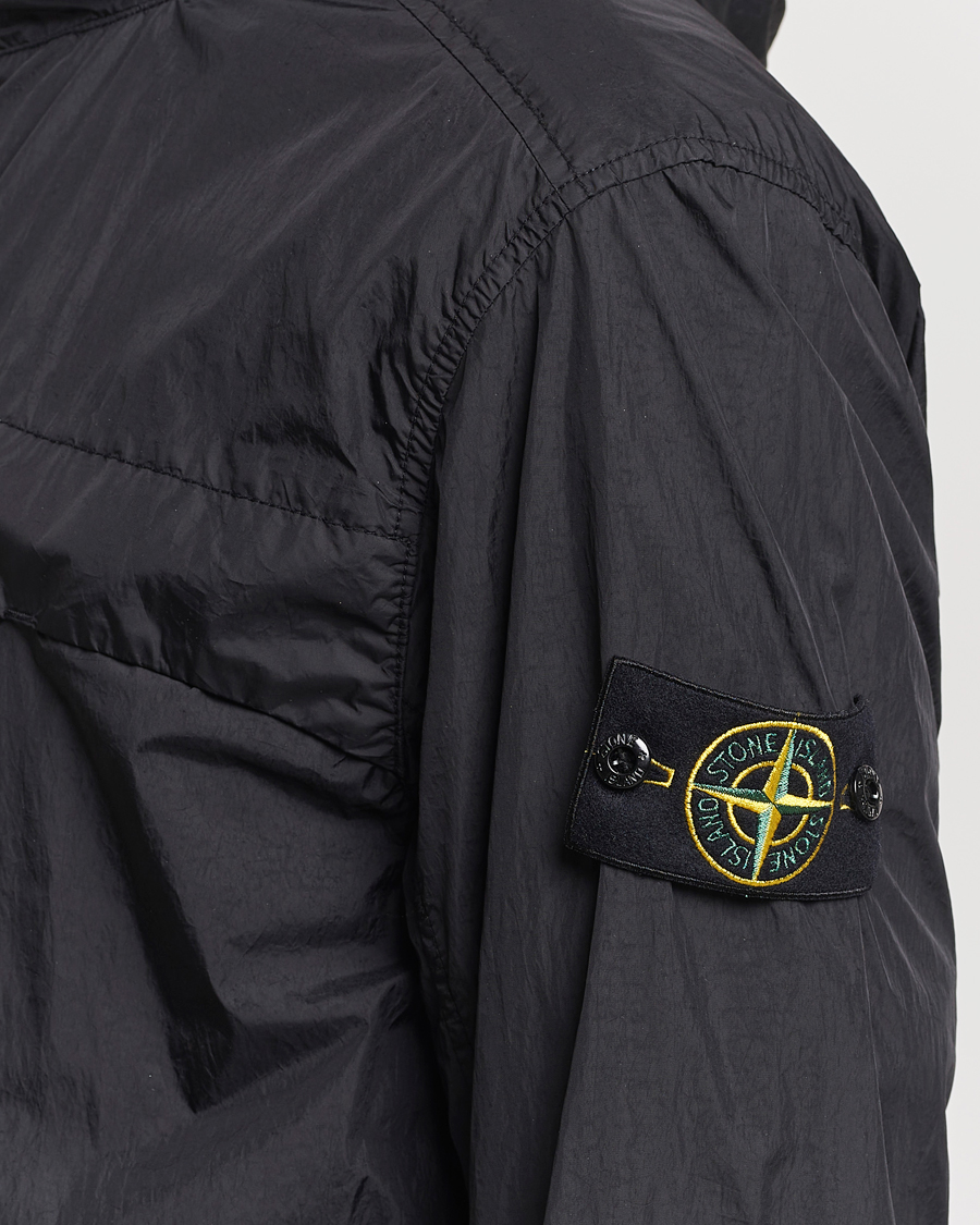 Homme | Manteaux Et Vestes | Stone Island | Crinkle Reps Hooded Jacket Black