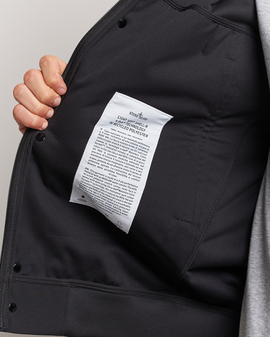 Homme | Manteaux Et Vestes | Stone Island | Light Soft Shell Jacket Black