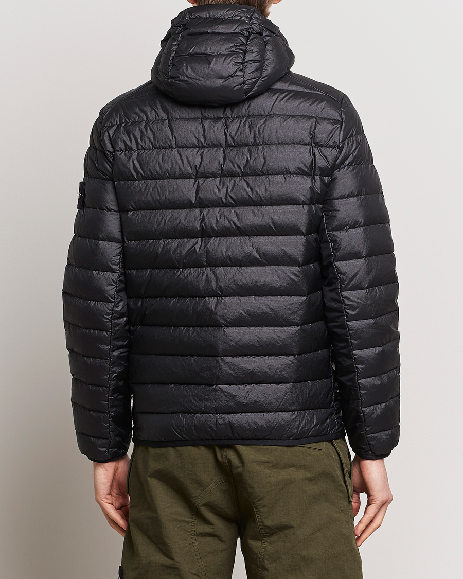 Homme | Manteaux Et Vestes | Stone Island | R-Nylon Hooded Down Jacket Black
