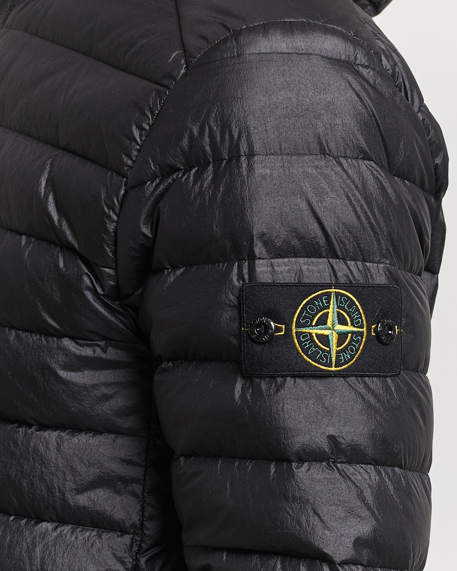 Homme | Manteaux Et Vestes | Stone Island | R-Nylon Hooded Down Jacket Black