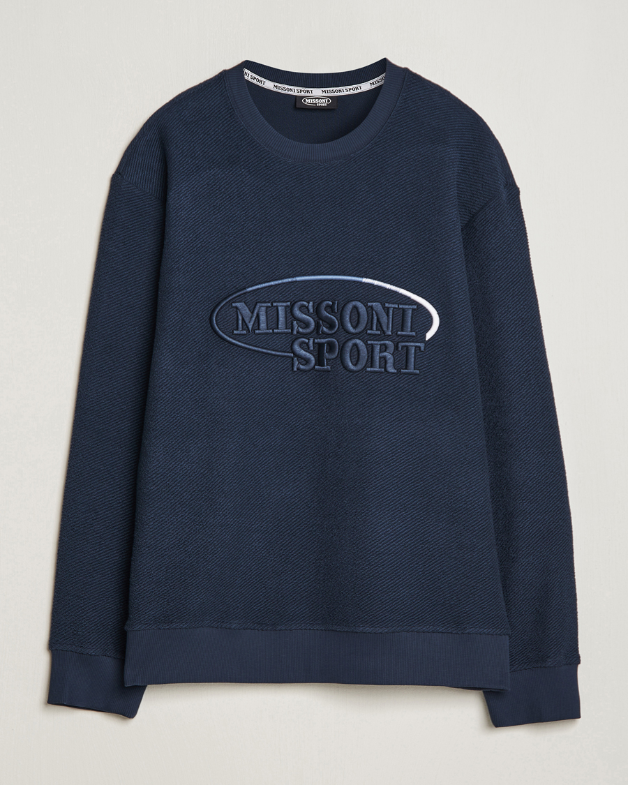 Homme | Pulls Et Tricots | Missoni | SPORT Crewneck Sweatshirt Navy