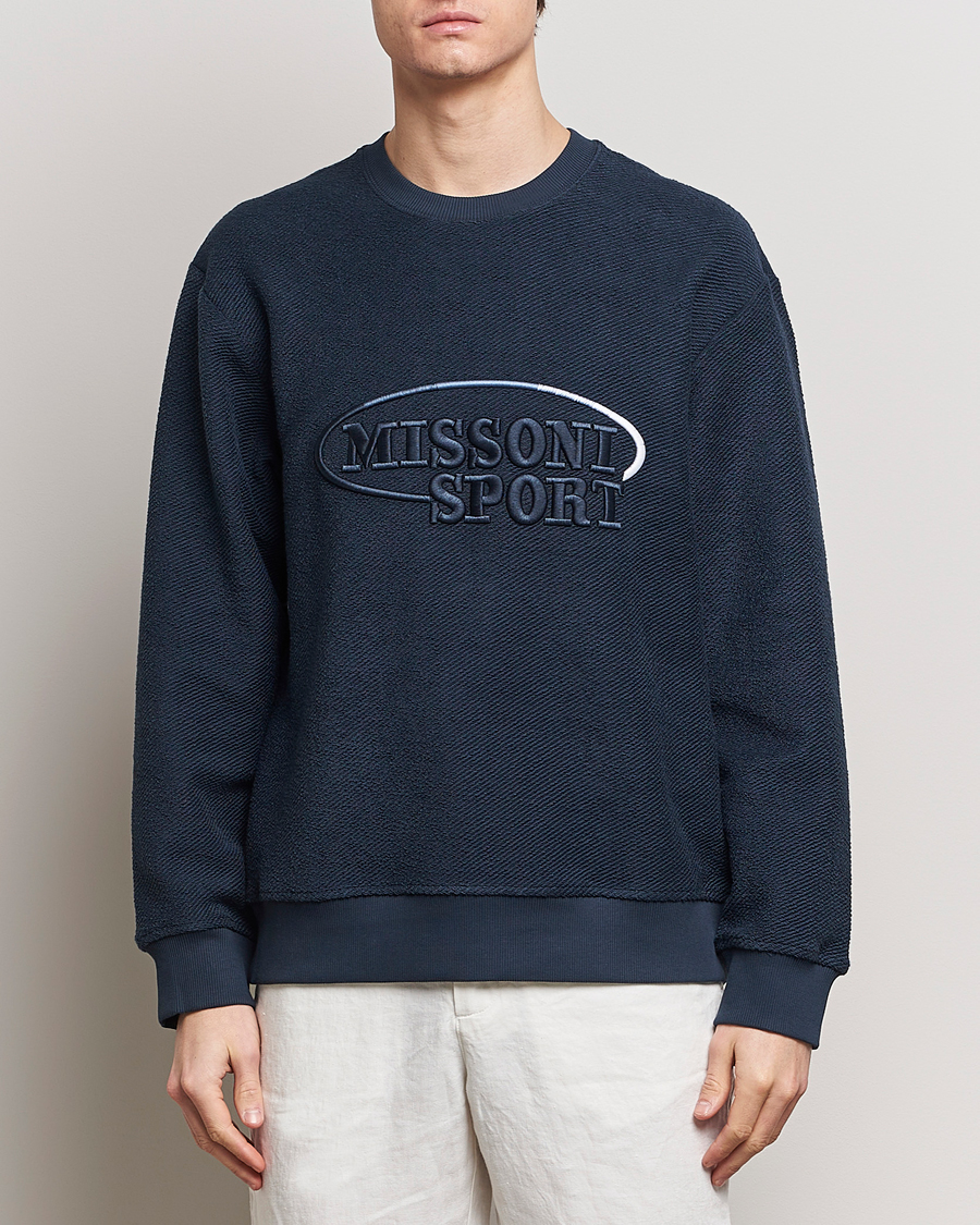 Homme | Pulls Et Tricots | Missoni | SPORT Crewneck Sweatshirt Navy