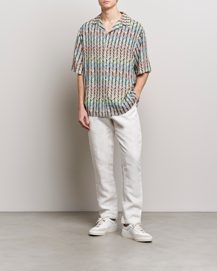 Homme | Chemises | Missoni | SPORT Short Sleeve Shirt White/Multi