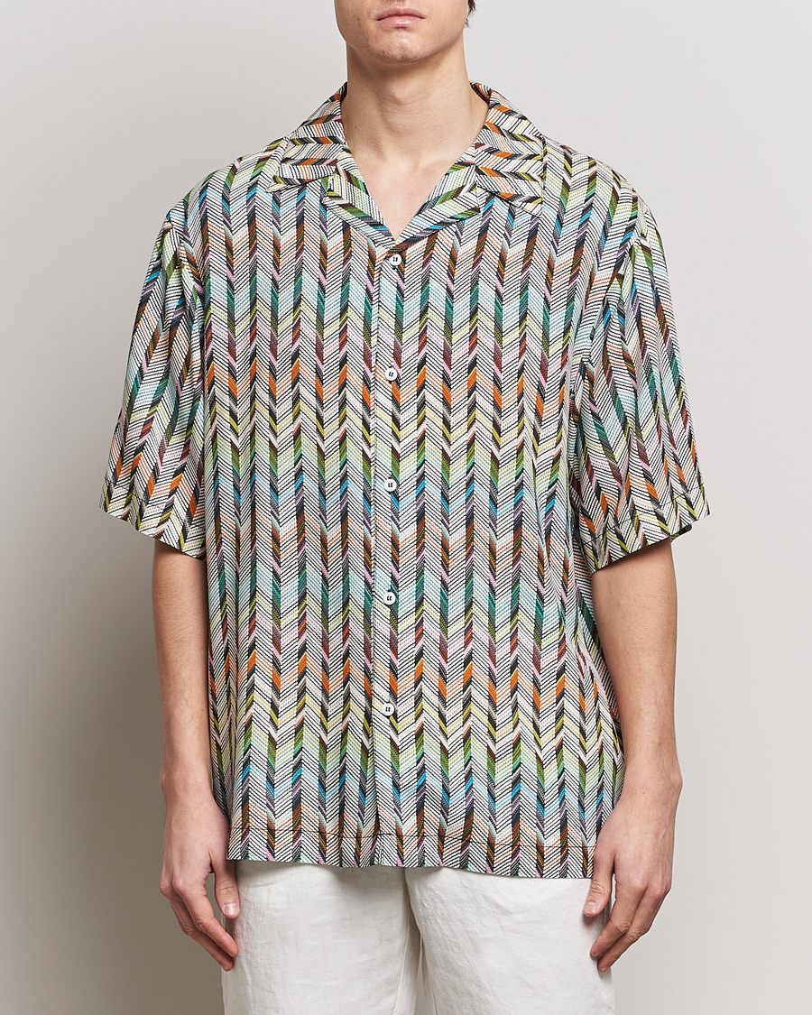 Homme | Chemises | Missoni | SPORT Short Sleeve Shirt White/Multi