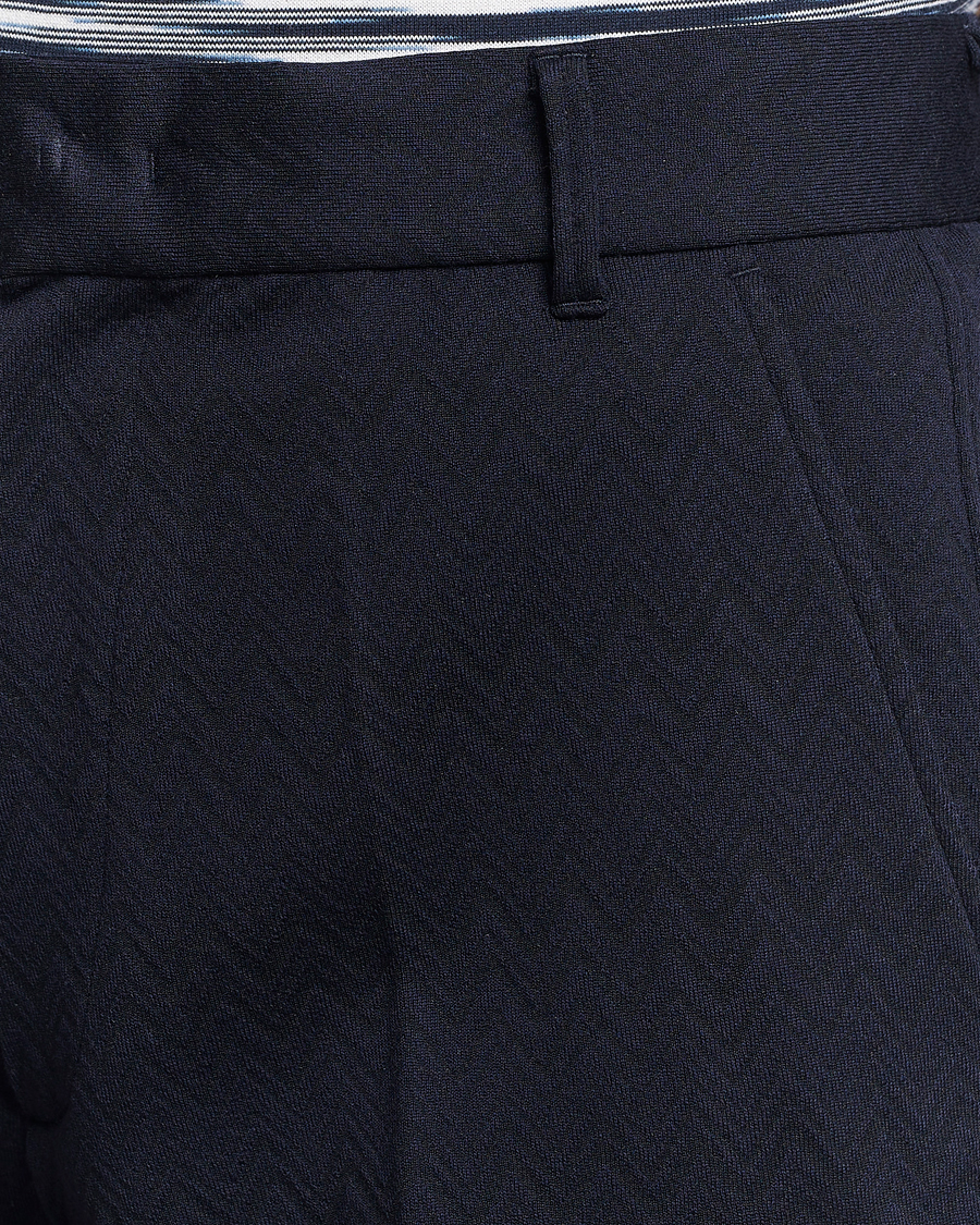 Homme | Pantalons | Missoni | Chevron Wool Pants Navy