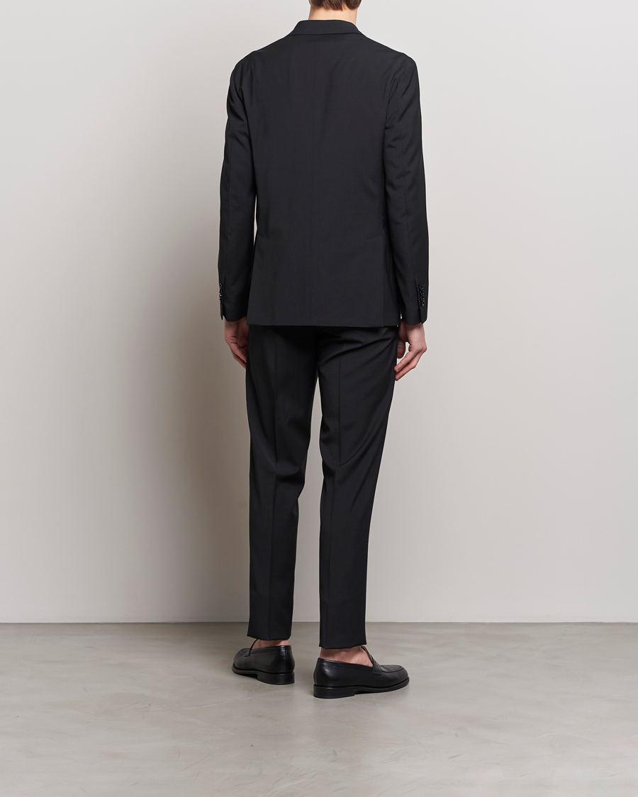 Homme | Costumes | Lardini | Travellers Soft Wool Suit Black
