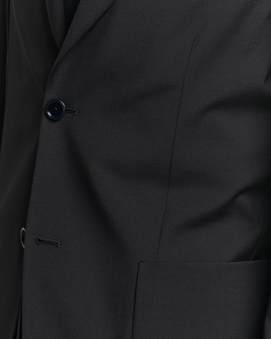 Homme | Costumes | Lardini | Travellers Soft Wool Suit Black