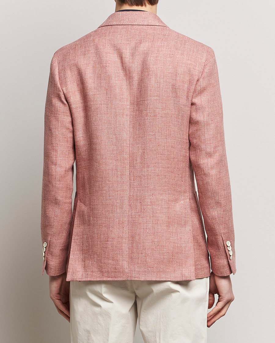Homme | Blazers | Lardini | Wool/Linen Patch Pocket Blazer Soft Red