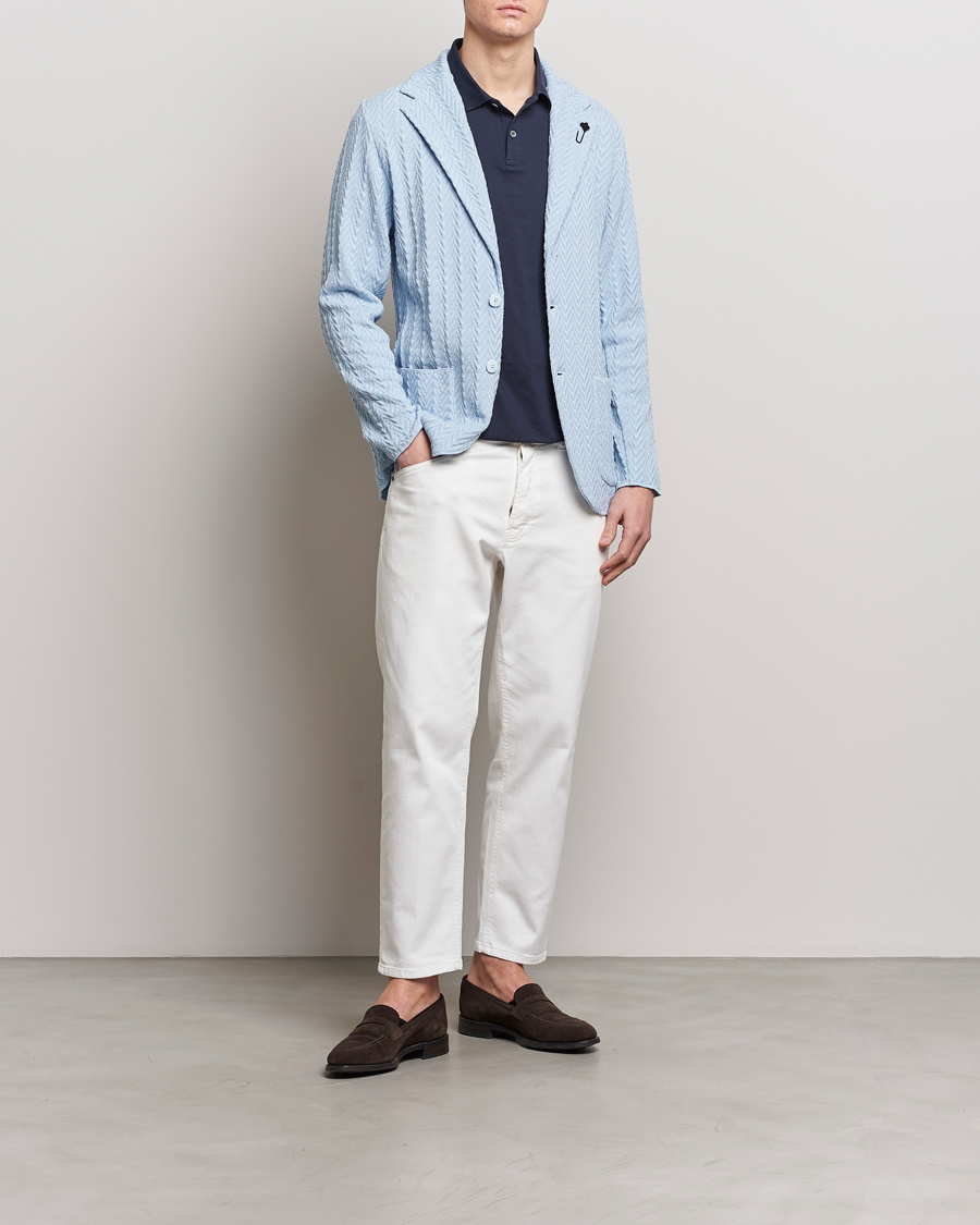 Homme | Jeans | Lardini | Ione Loose Fit Denim White