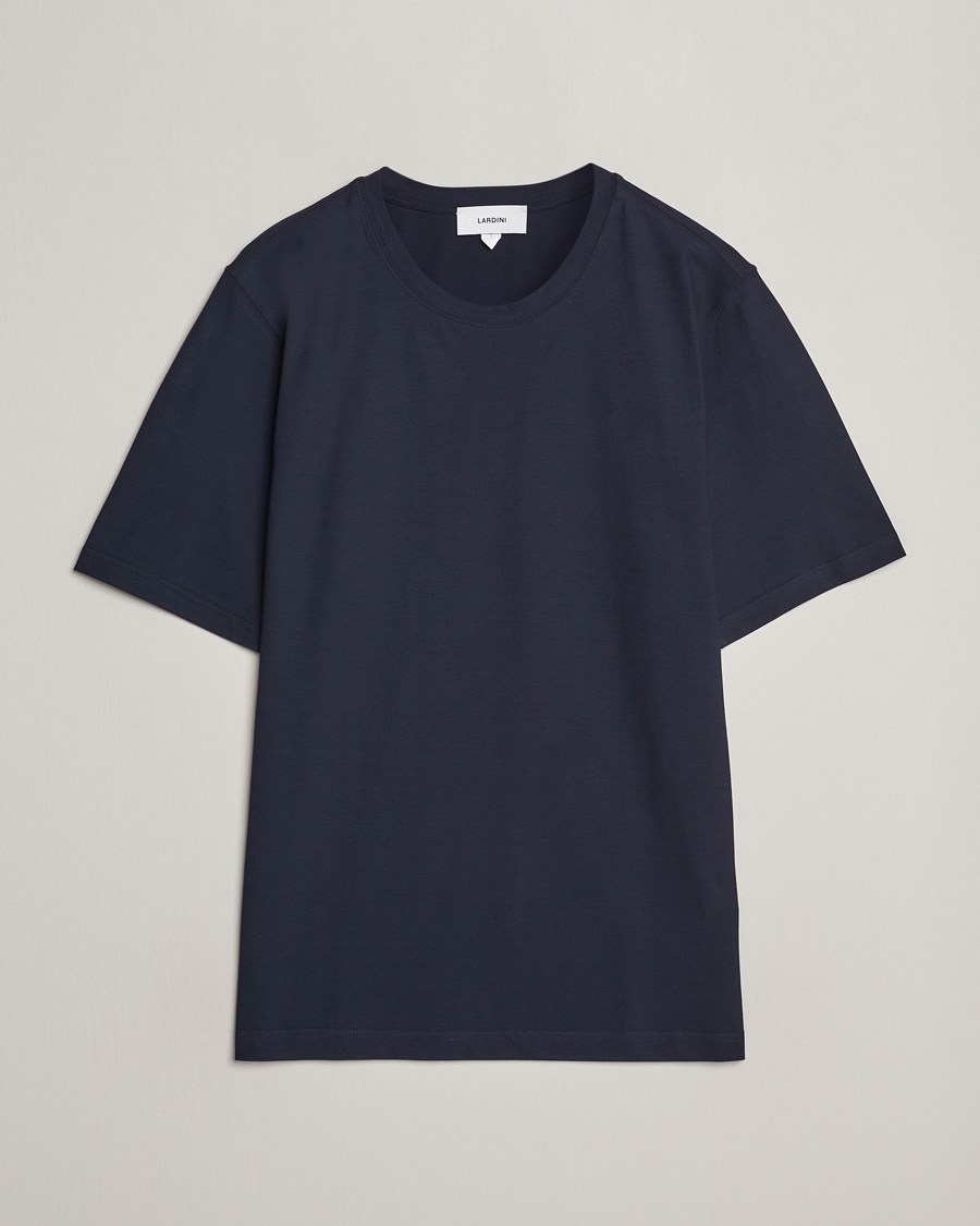 Homme | T-shirts | Lardini | Ice Cotton T-Shirt Navy