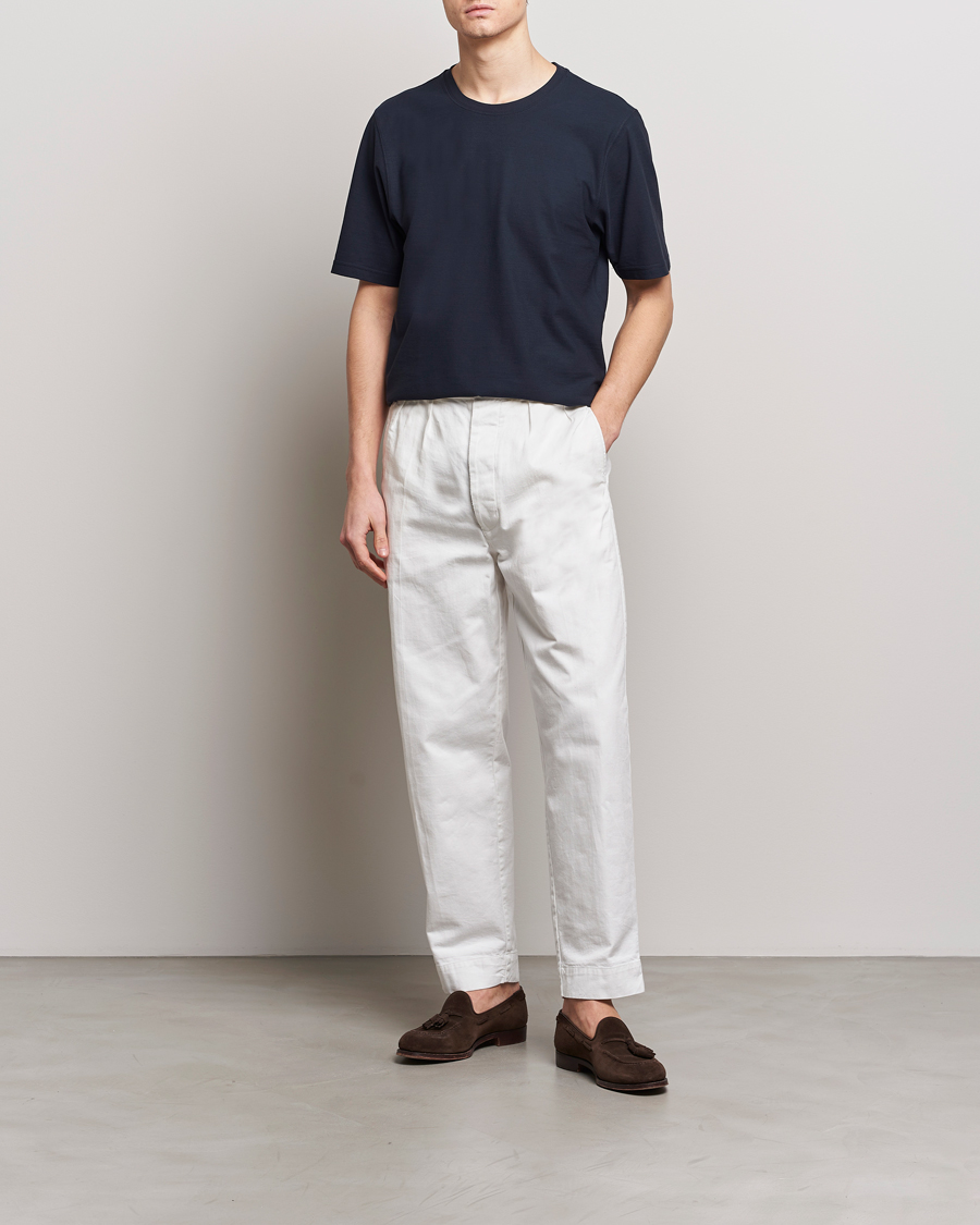 Homme | T-shirts | Lardini | Ice Cotton T-Shirt Navy