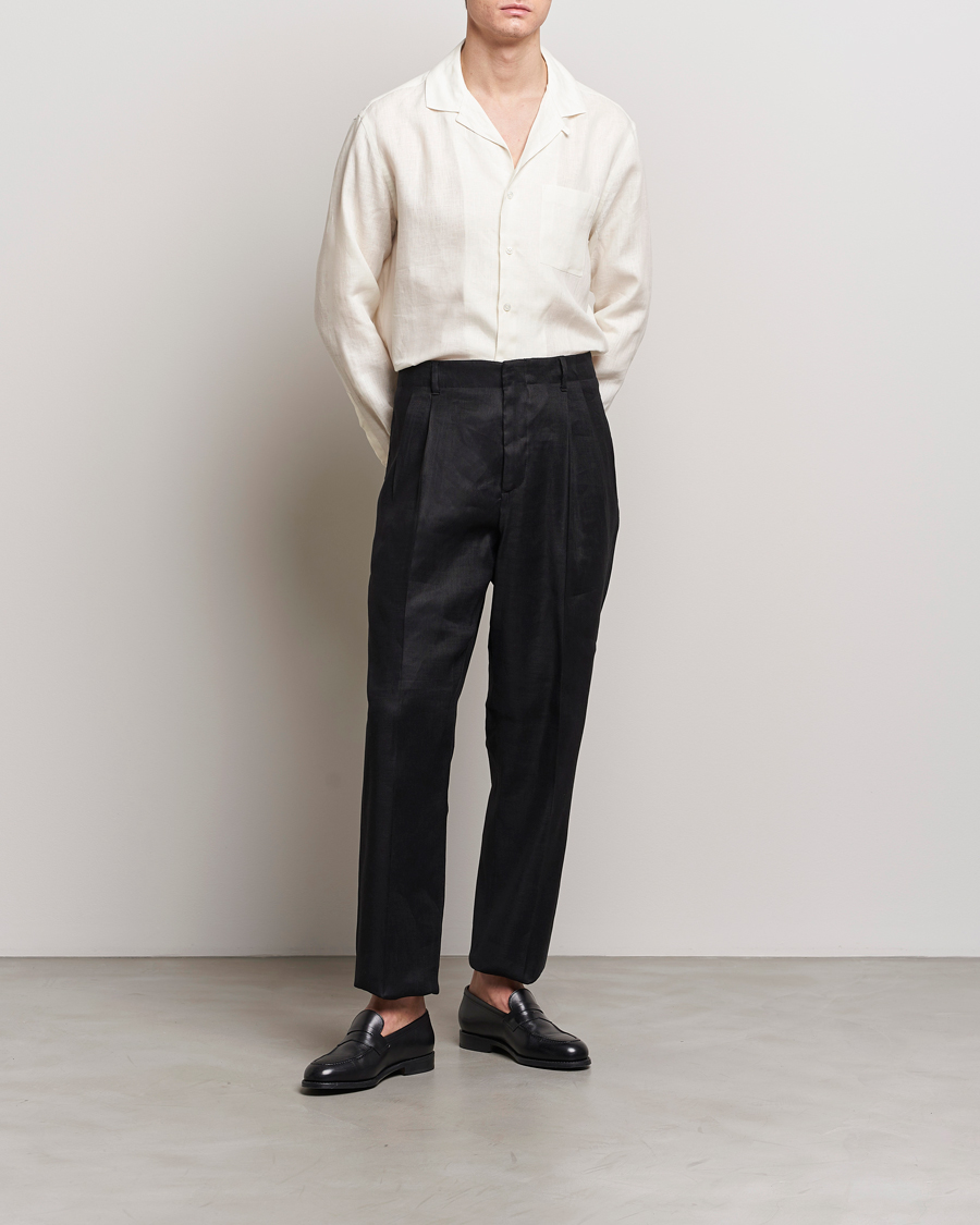 Homme | Chemises | Lardini | Klop Linen Shirt Off White