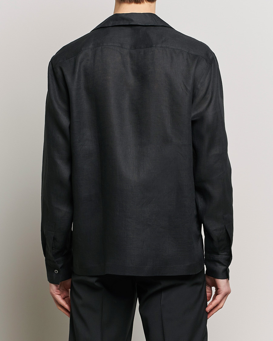 Homme | Chemises | Lardini | Klop Linen Shirt Black