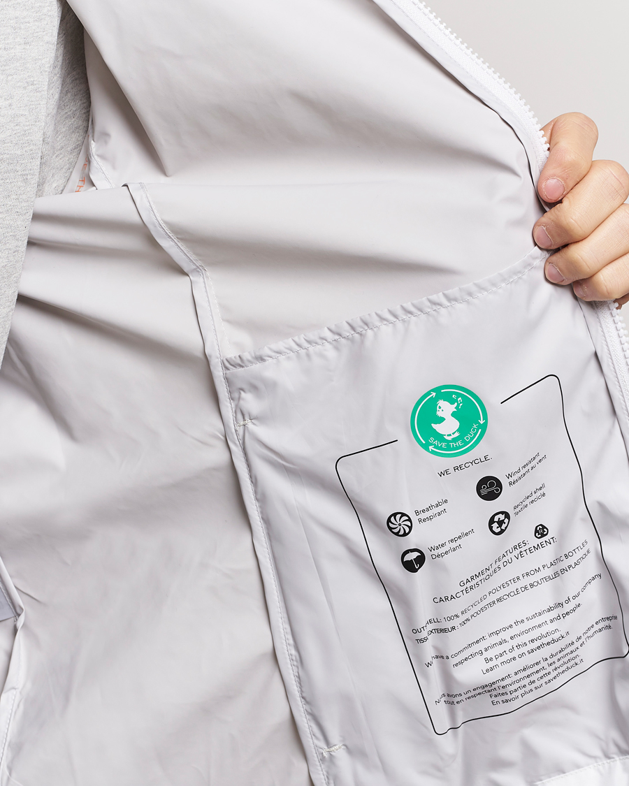 Homme | Manteaux Et Vestes | Save The Duck | Zayn Lightweight Recycled Water Repellent Jacket White