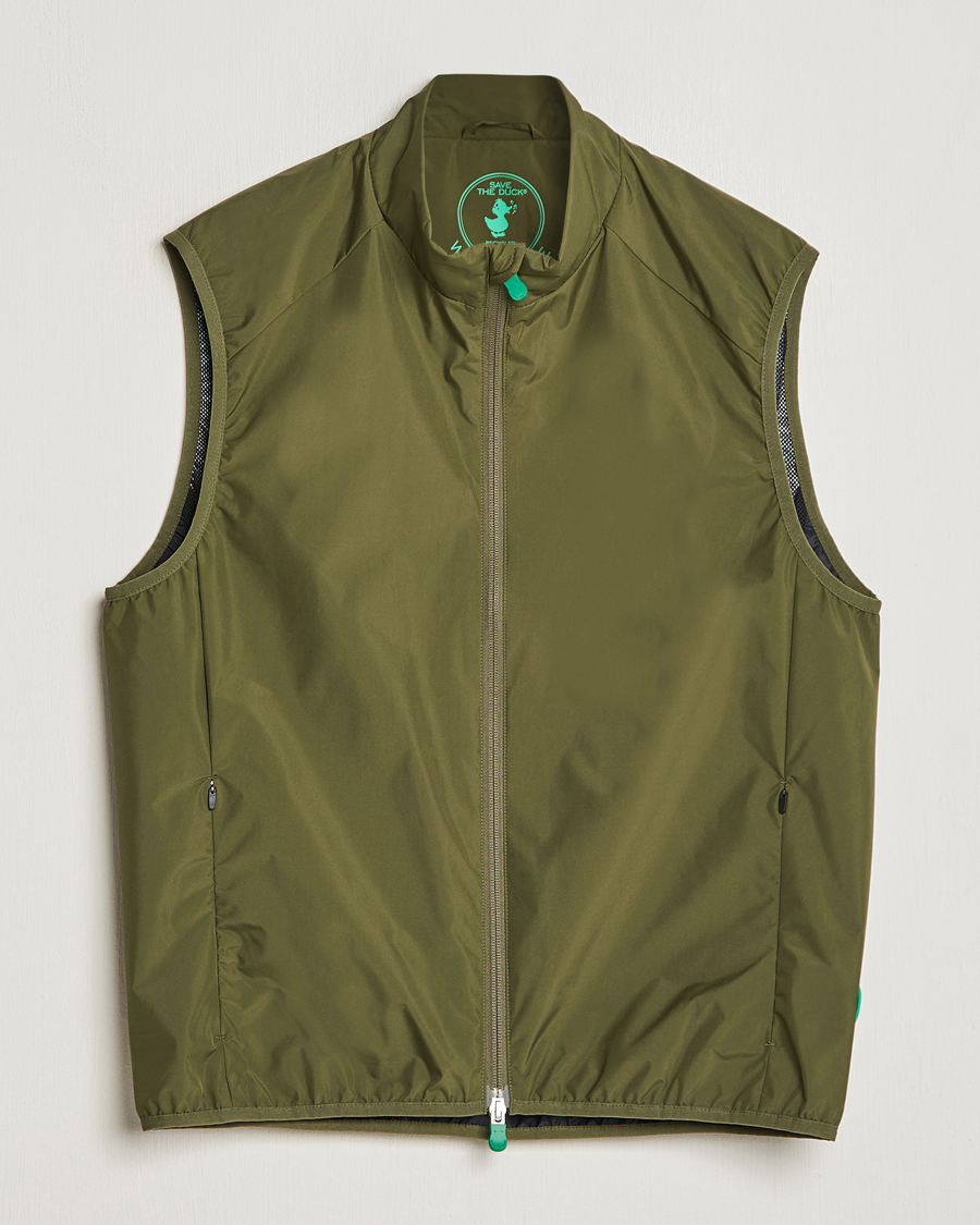 Homme | Manteaux Et Vestes | Save The Duck | Mars Lightweight Vest Dusty Olive