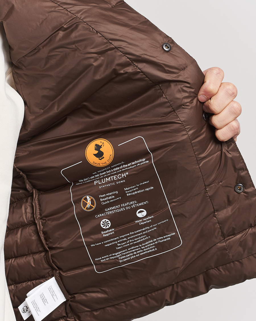 Homme | Manteaux Et Vestes | Save The Duck | Aiko Lightweigt Padded Vest Soil Brown